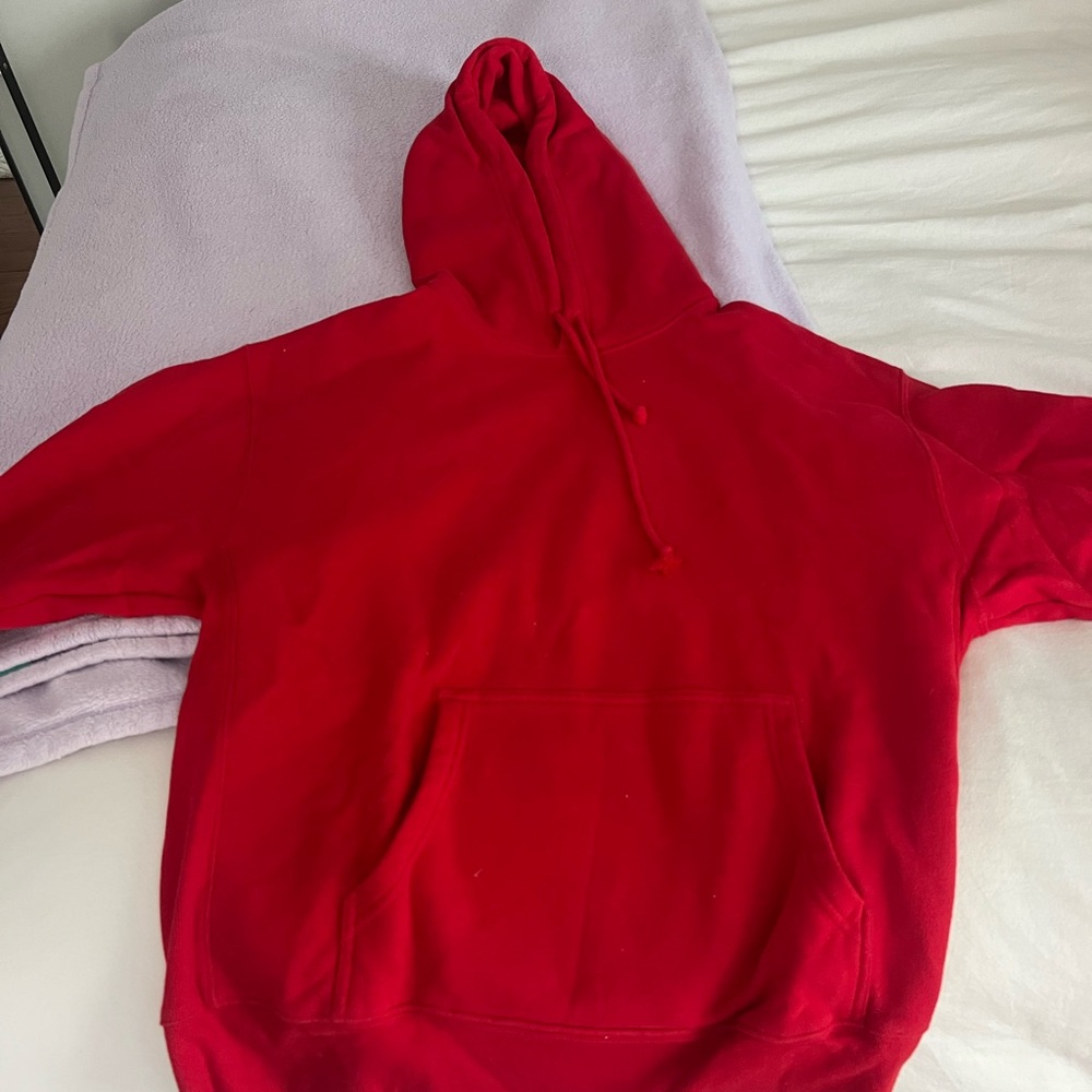 TNA Red Pullover Sweater with Hood